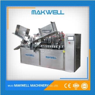 automatic tube filling and sealing machine for toothpaste